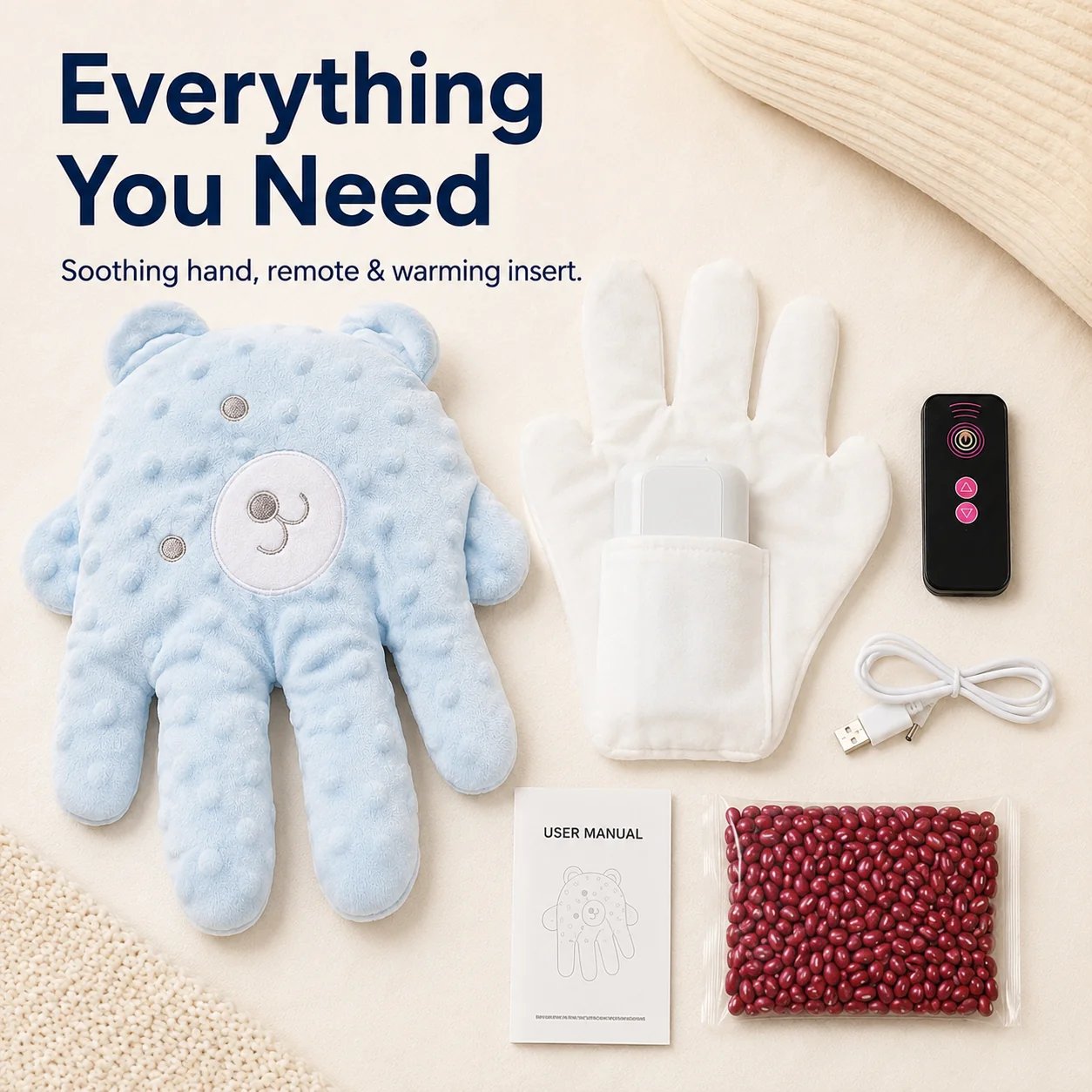 Motorized baby soothing hand companion overview