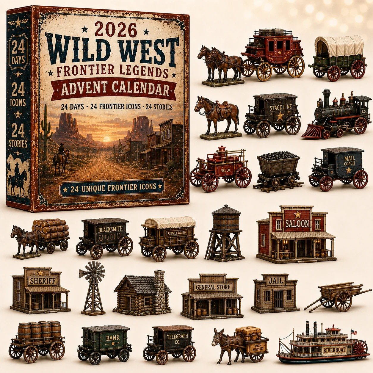 Western Advent calendar daily reveal