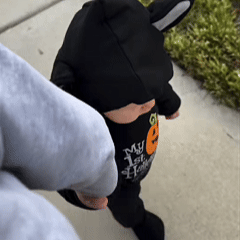 Soft Baby Halloween Bat Romper