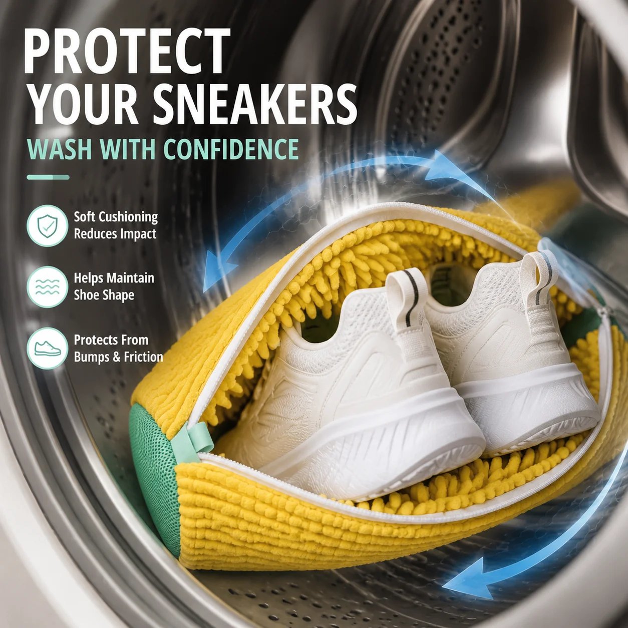 Reusable shoe washing bag for sneakers Reusable shoe washing bag for sneakers