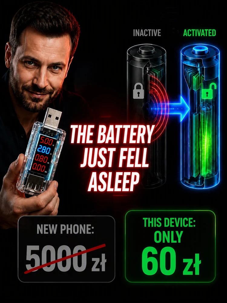 Compact USB battery maintenance device