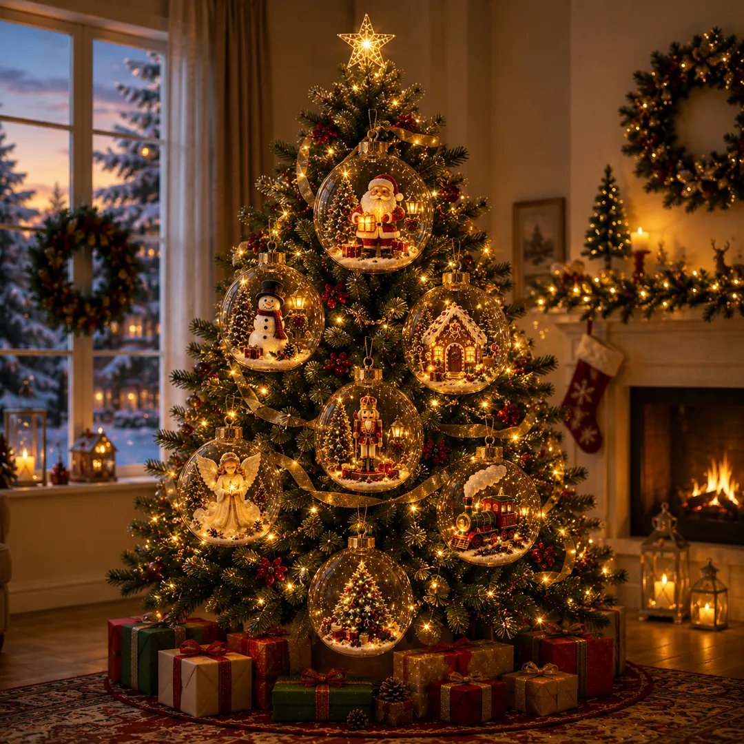 Christmas ornament design collection