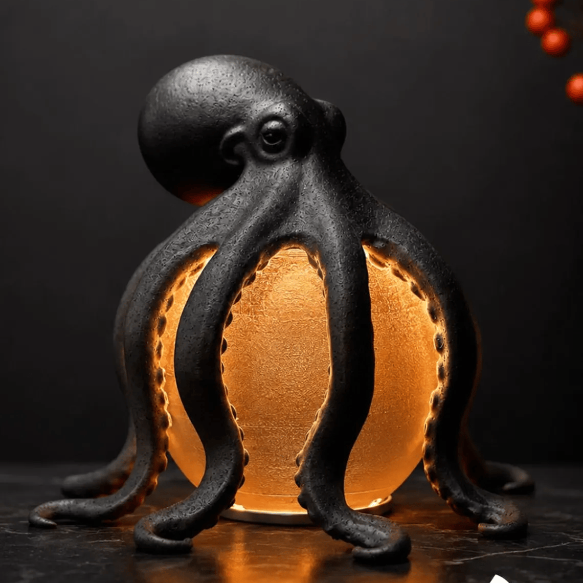 Warm Ambient Octopus Lamp