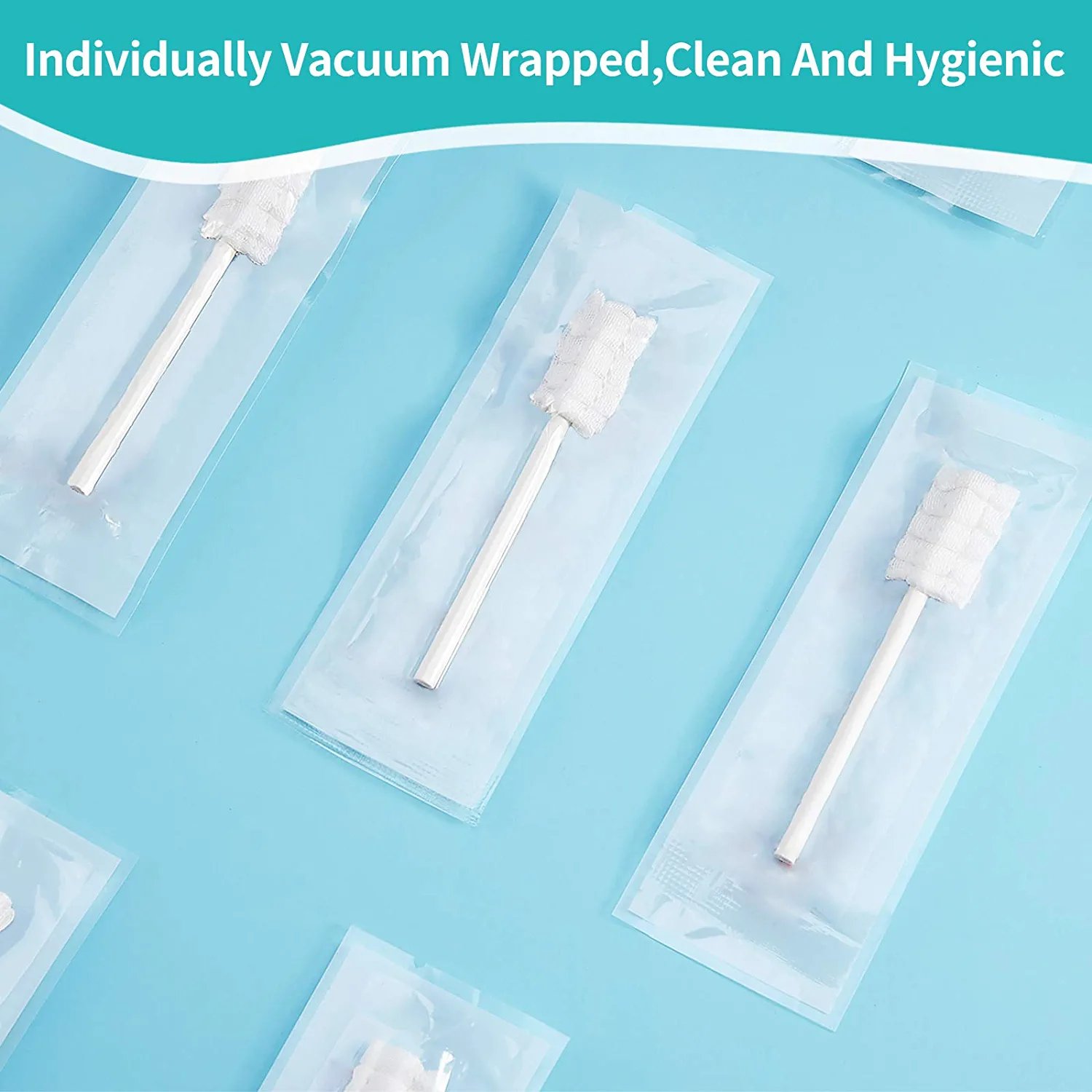 Baby Tongue Cleaner, Newborn Baby Toothbrush, 48PCS Disposable Infant Toothbrush Clean Baby Mouth,Gauze Gum Cleaner Toothbrush Baby Oral Cleaning Stick Dental Care for 0-36 Month Baby