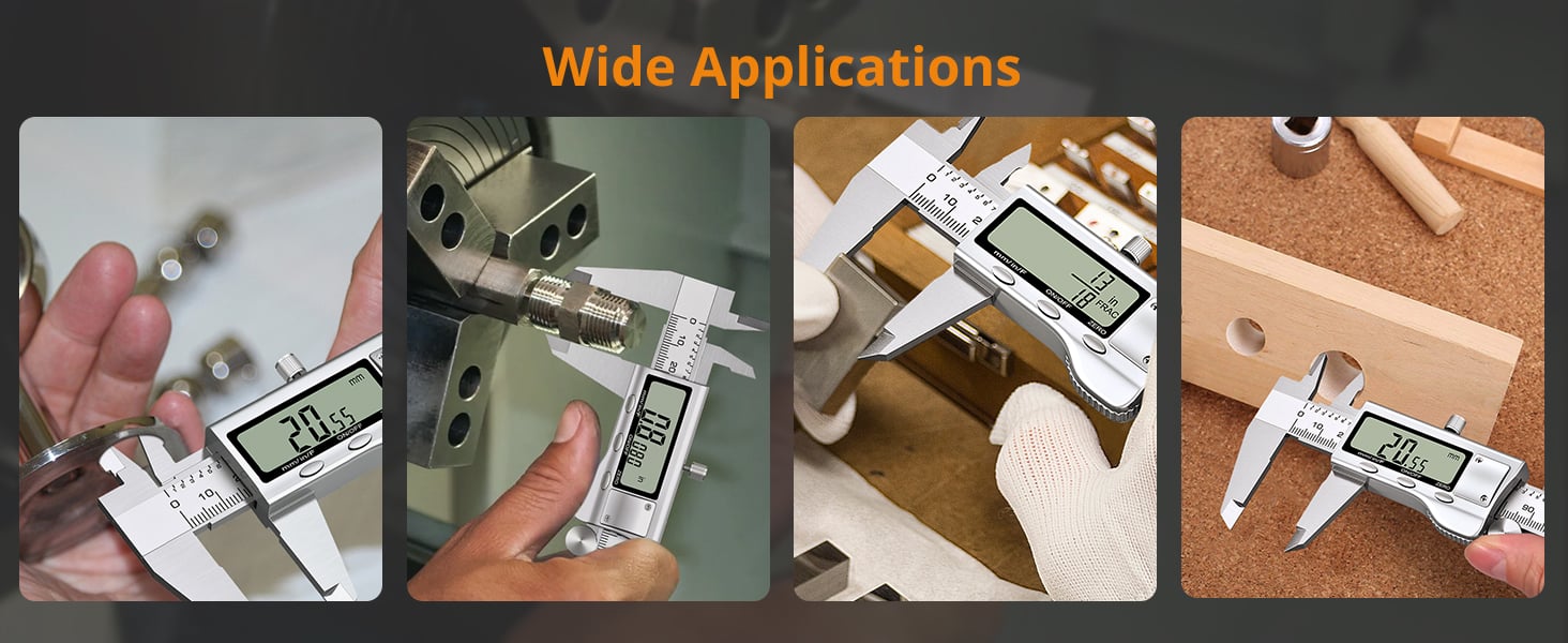 digital caliper wide applications in workshop machining and woodworking