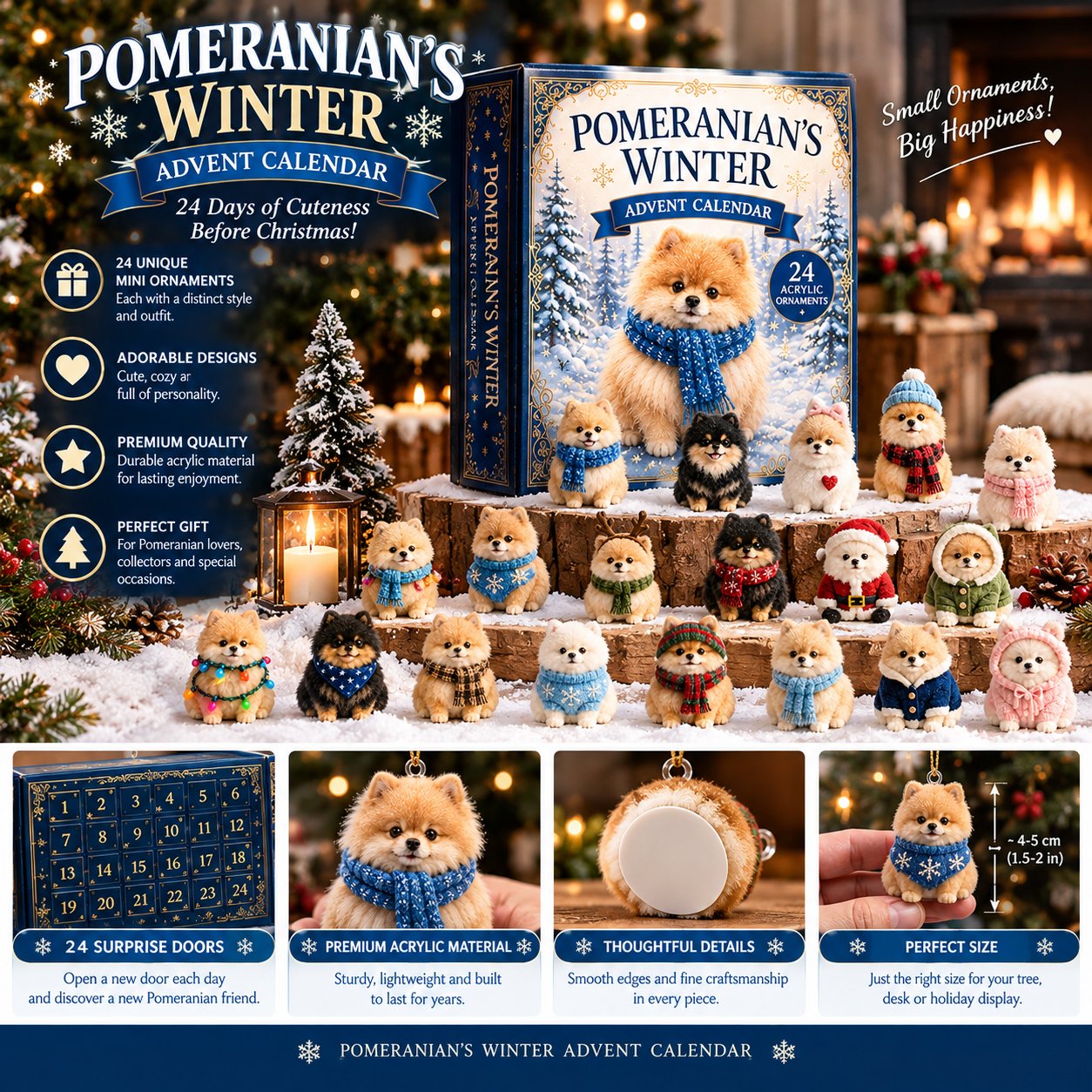 Pomeranian Christmas countdown