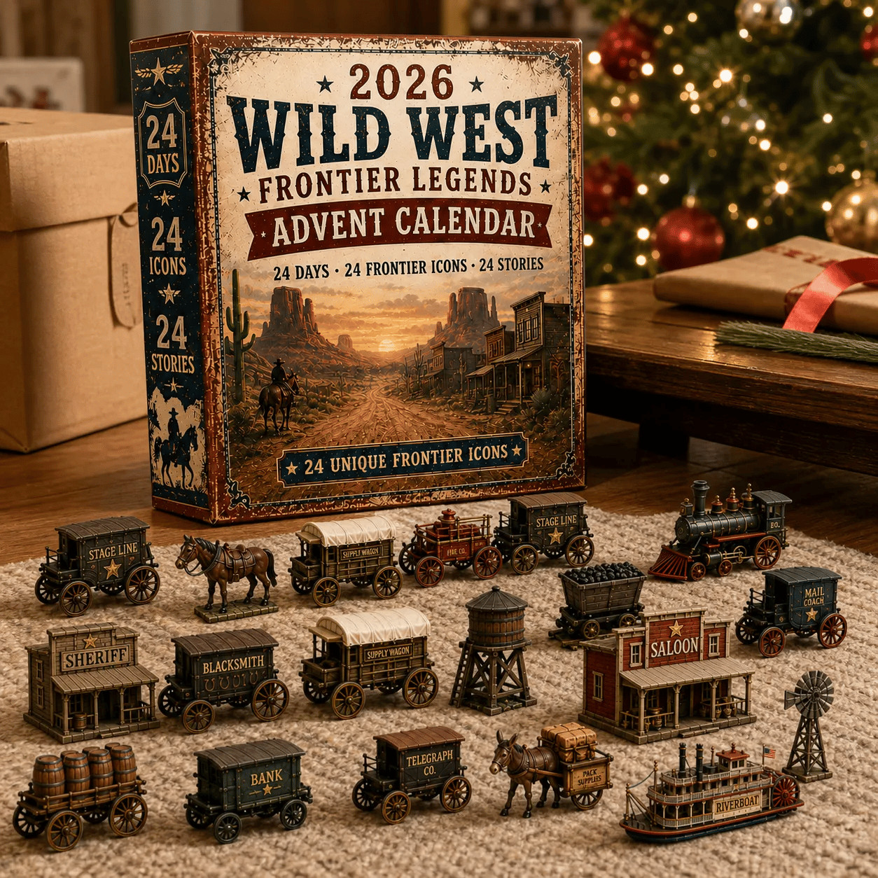 Mini Wild West town display