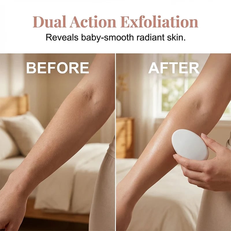 Crystal hair remover exfoliating skin