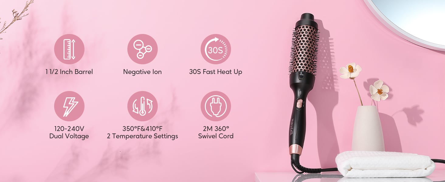 thermal brush