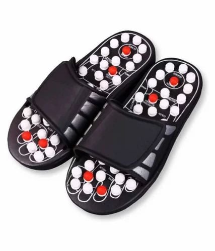 Acupressure Massage Slippers |magnetic Therapy And Reflexology I Natural Leg Foot Massager | Stress & Pain Relief Slides Slippers