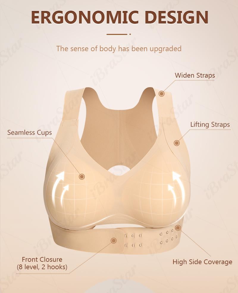 ăPostural correctionăWomenâs Beige Wireless Bra, Soft Breathable Non-removable Moulded Cups, Yoga Fitness Sportswear for Gym & Daily Training ăPostural correctionăWomenâs Beige Wireless Bra, Soft Breathable Non-removable Moulded Cups, Yoga Fitness Sportswear for Gym & Daily Training