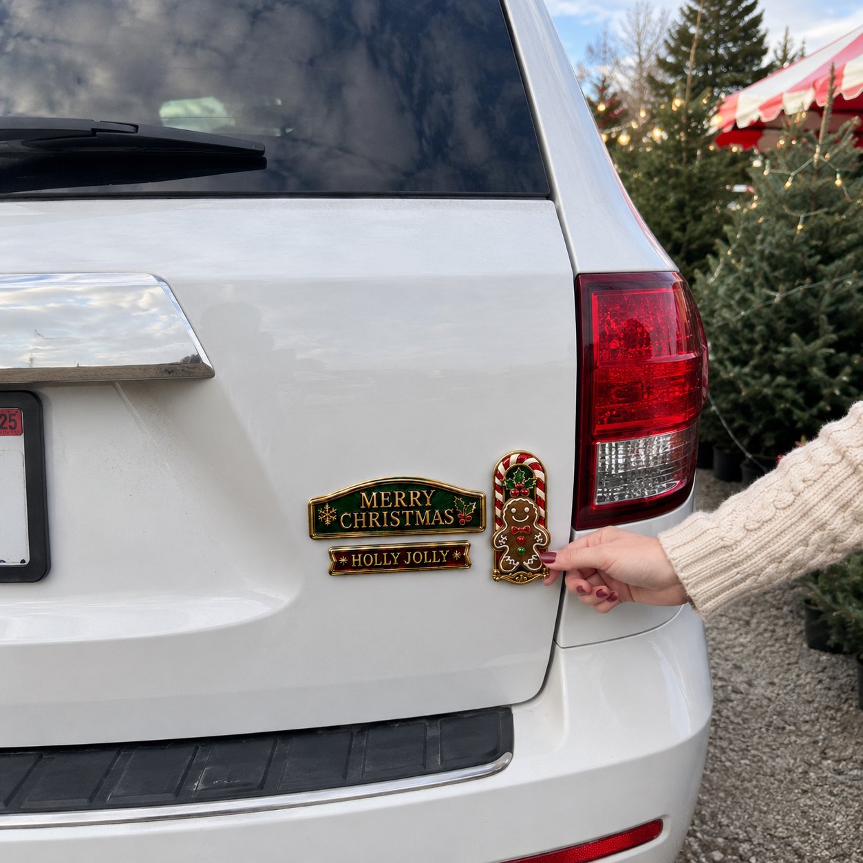 Customer review photo - Gingerbread badge
