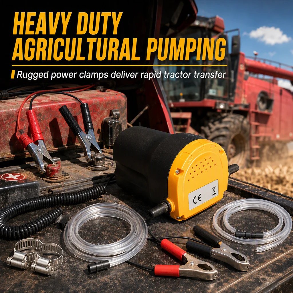 Electric fluid transfer pump for agricultural equipment