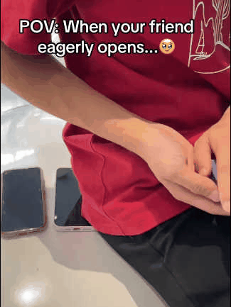 Six layer nesting prank surprise gift box opening animation