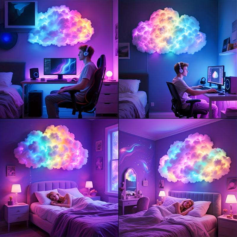 💥BlackFriday Promotional Sale✨157.48 in LED Cloud Light with Music Rhythm☁️DIY🌈