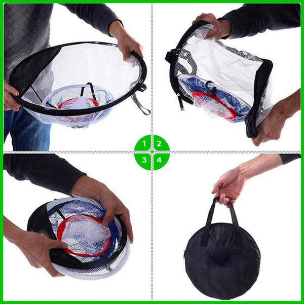 Short Game Store Indoor Golf Chipping Net 4 Step Storage Short Game Store Indoor Golf Chipping Net 4 Step Storage