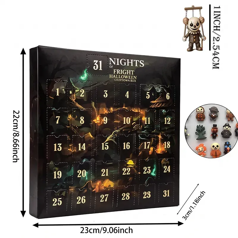 Halloween countdown calendar gift