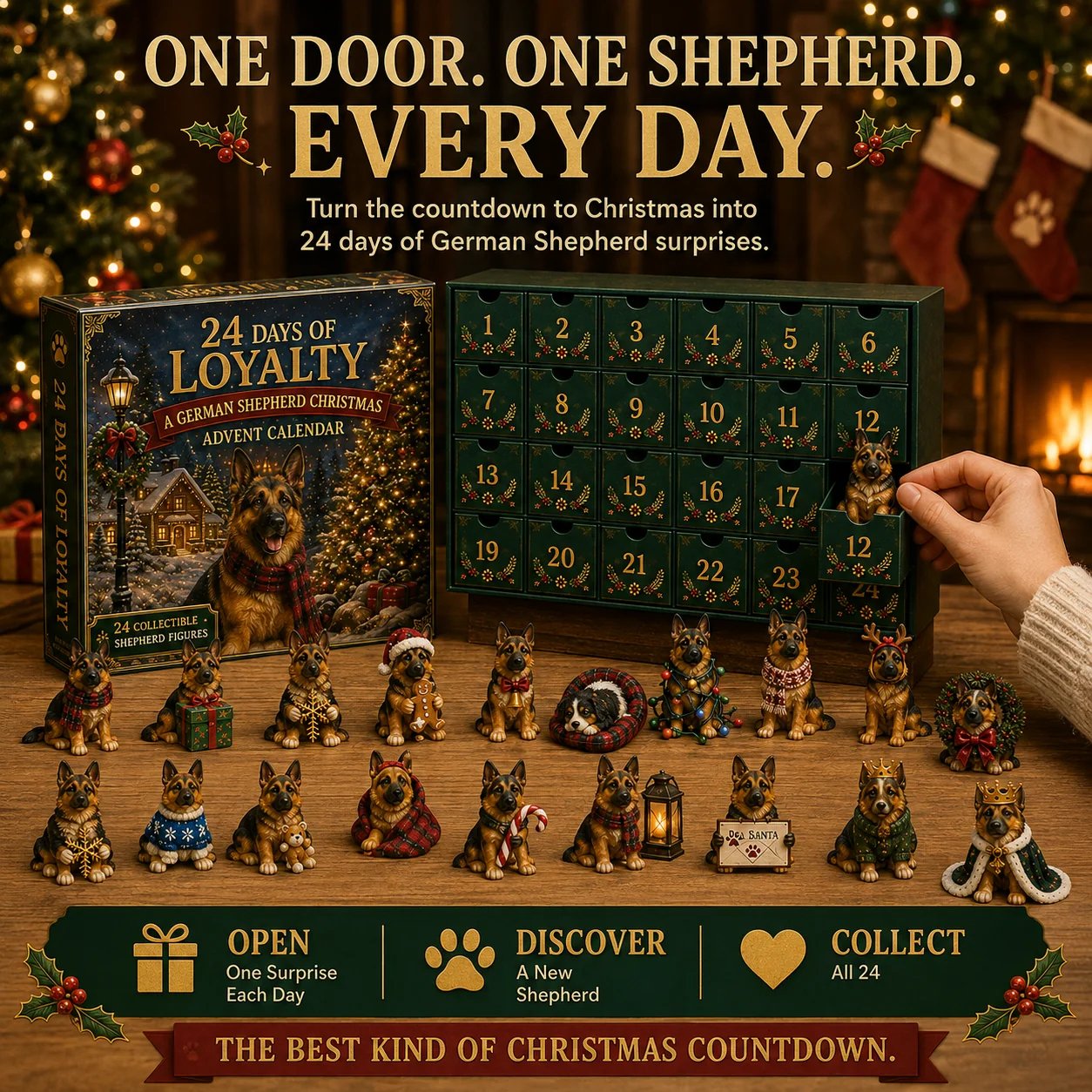 German Shepherd Advent Calendar Christmas Surprise