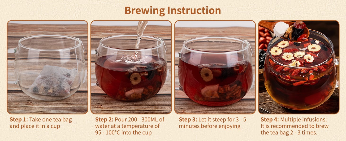 ginseng five treasures tea ginseng five treasures tea