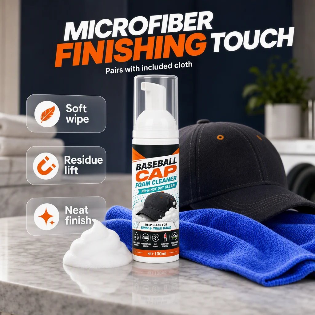 Rich foam cap cleaner