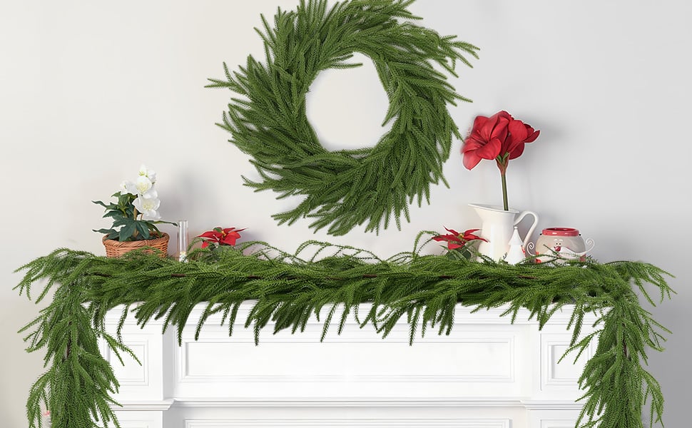 Norfolk pine garlands