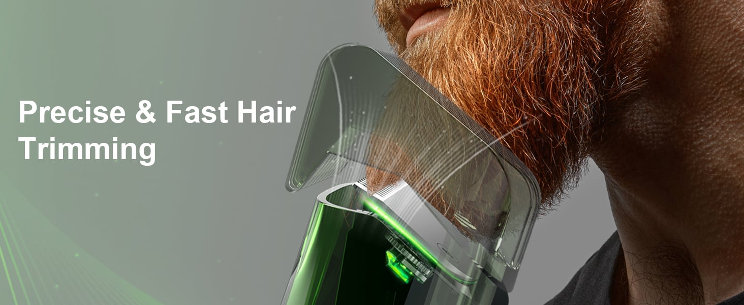 内置真空胡须修剪器