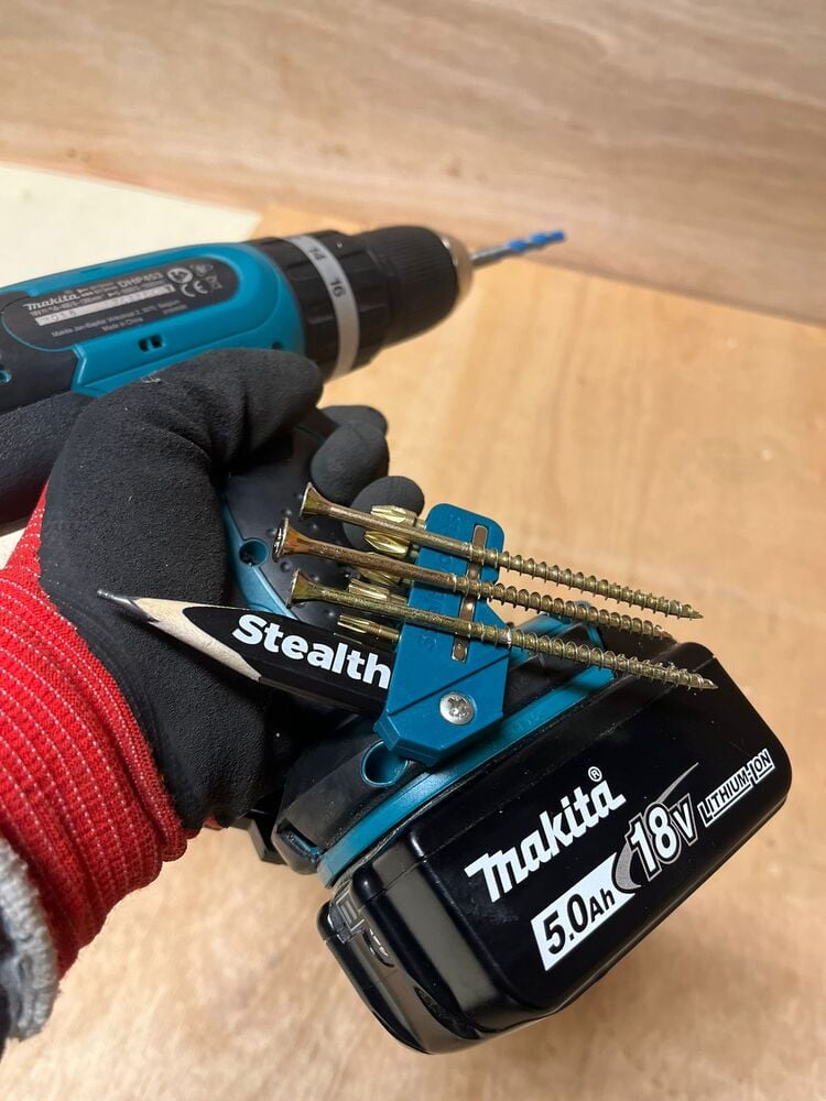 StealthMounts 45° & 90° Magnetic Bit Holder for Makita CXT, LXT & XGT Tools 