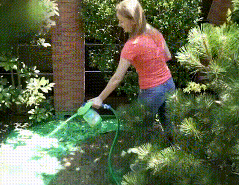 How does the Lawn Spray System work? "Hydroseeding," or spray-on grass seed, is a method of dispersing grass seed using a liquid mixture. It's comparable to spray painting your lawn, except instead of paint, it consists mainly of water, grass seed, mulch, and bonding agents. This allows for easy spreading using just the water pressure from a garden hose. Simply attach it to any garden hose and spray to mark your planting areas. One kit can reseed a 100 square foot area. How does the Lawn Spray System work? "Hydroseeding," or spray-on grass seed, is a method of dispersing grass seed using a liquid mixture. It's comparable to spray painting your lawn, except instead of paint, it consists mainly of water, grass seed, mulch, and bonding agents. This allows for easy spreading using just the water pressure from a garden hose. Simply attach it to any garden hose and spray to mark your planting areas. One kit can reseed a 100 square foot area.