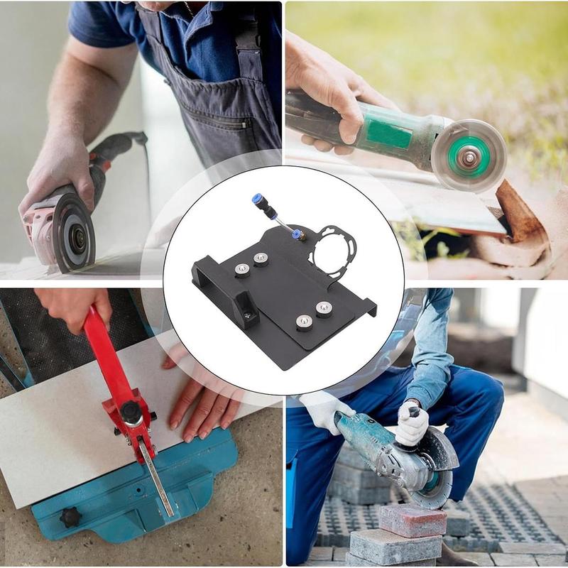 Product Introduction of 45 Degree Tile Chamfering Tool with Base Plate, Type 100 Angle Grinder Stand for Tile 45° Chamfer Cutting, Angle Grinder Stand for Cutting Ceramic Stone, Work Equipment for Men 6