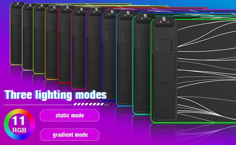 XXL Gaming Mouse Pad with Magnetic Wireless Charging, RGB Black Mousepad Desk Mat with 15W Fast Charger, Waterproof Laptop Writing for Office, Home, Gaming Desktop Accessory  shopblackfriday Christmas 【blackfriday】