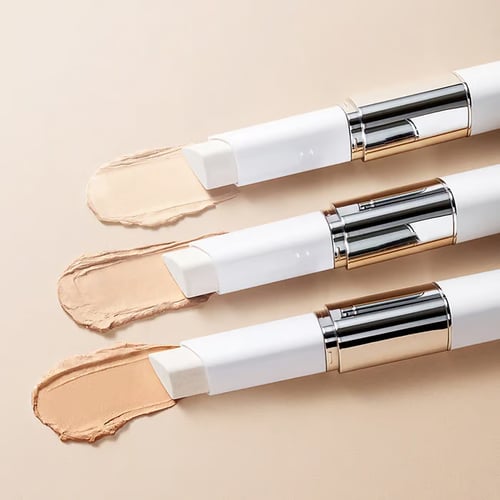 Foundation shades after blending
