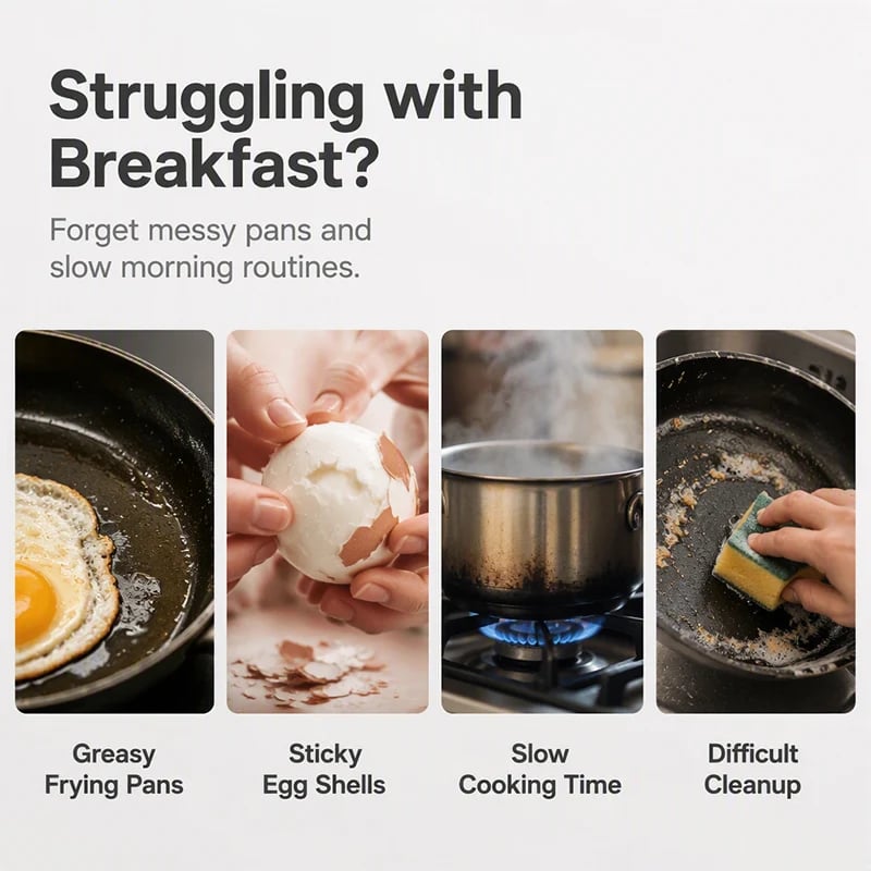 Common breakfast cooking problems