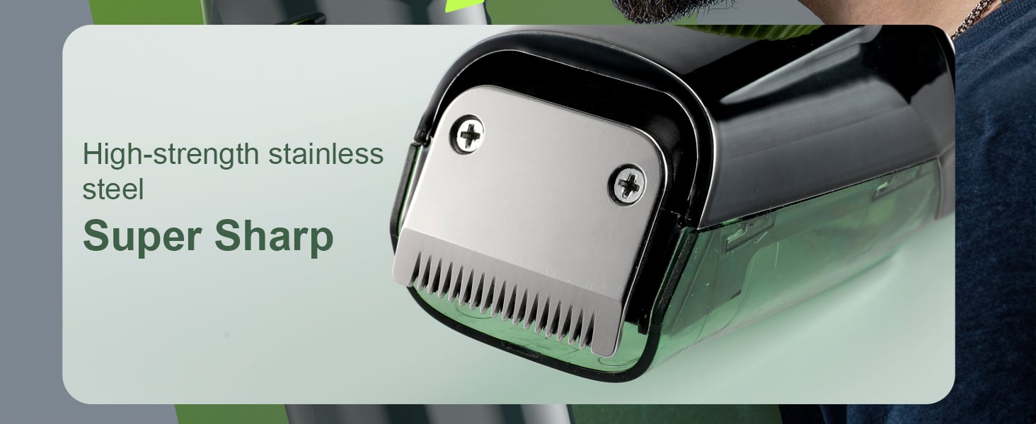 内置真空胡须修剪器