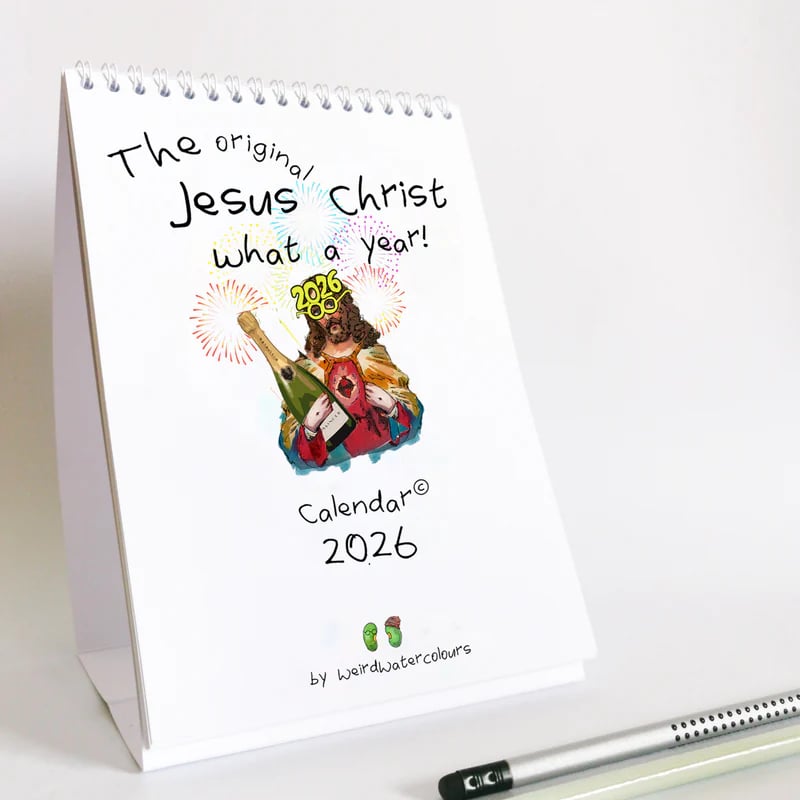 Jesus Christ WHAT A YEAR Calendar 2026 ©