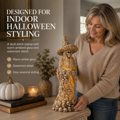 Early Halloween PromotionSkeleton Witch Ornament