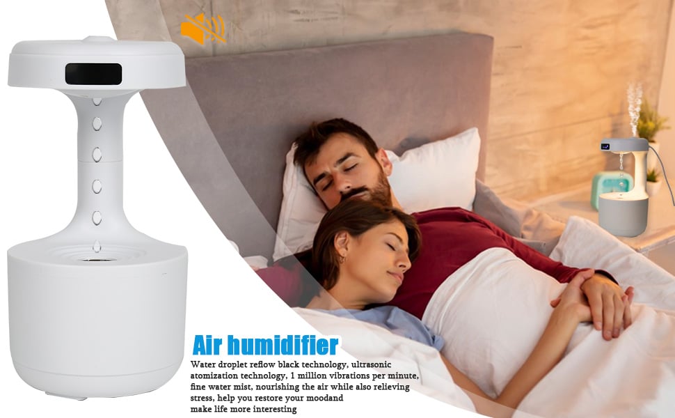 Air humidifiers Anti Gravity Water Drop