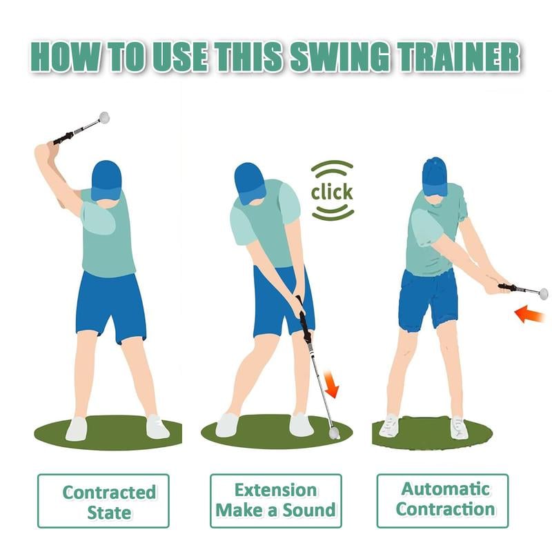 Product Introduction of Arttodo Telescopic club, Retractable Golf Swing Training Aid, Click Sound Stick Trainer, Golf Warm Up, Grip, Strength, Tempo Training Aids, Golf Gift 3 Product Introduction of Arttodo Telescopic club, Retractable Golf Swing Training Aid, Click Sound Stick Trainer, Golf Warm Up, Grip, Strength, Tempo Training Aids, Golf Gift 3
