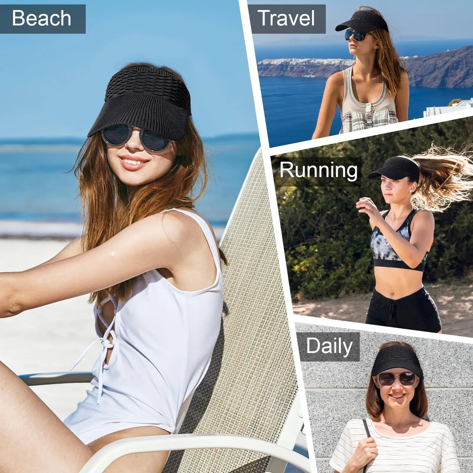Multi-Scenario Application Beach Travel Running and Daily Wear