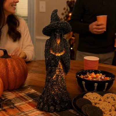 Early Halloween PromotionSkeleton Witch Ornament