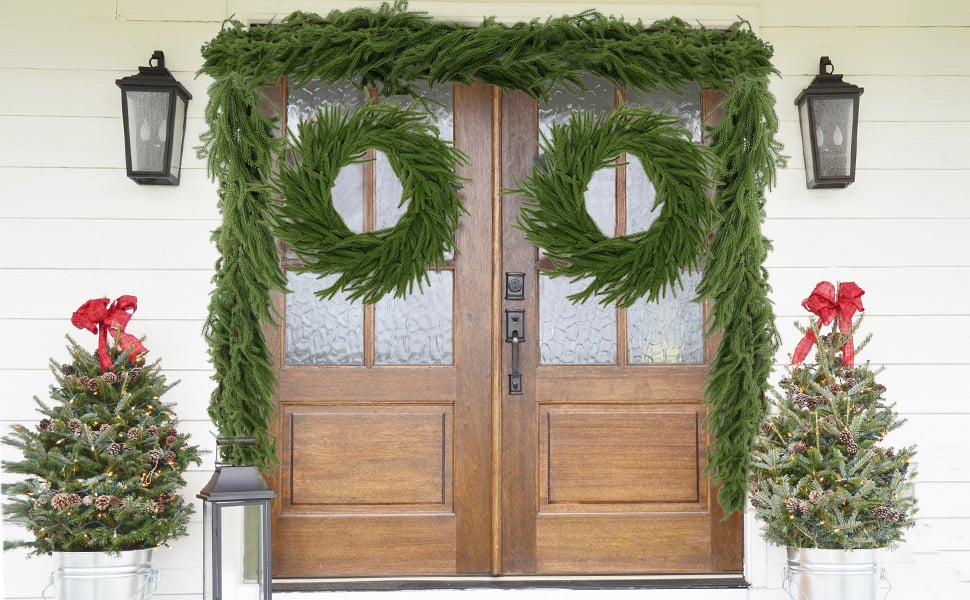 Norfolk pine garlands