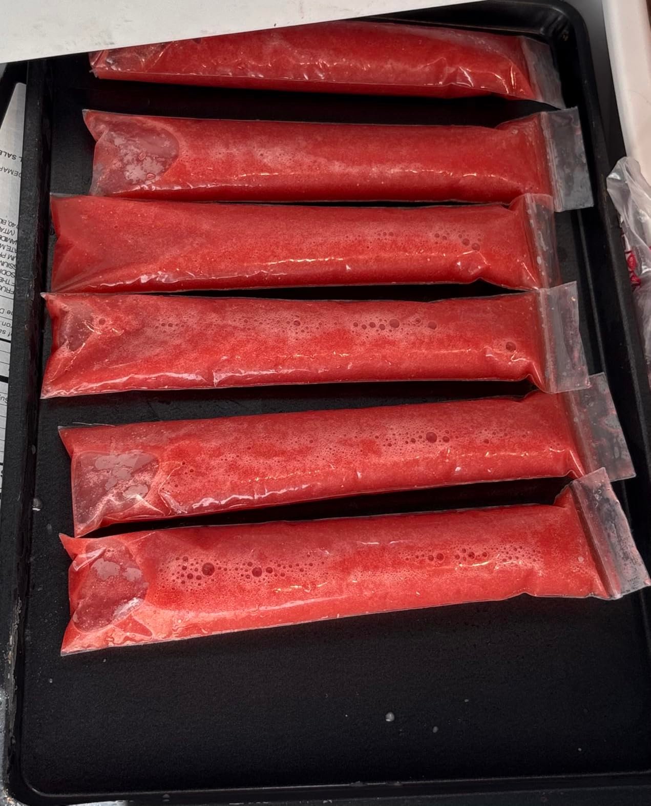 Homemade popsicles