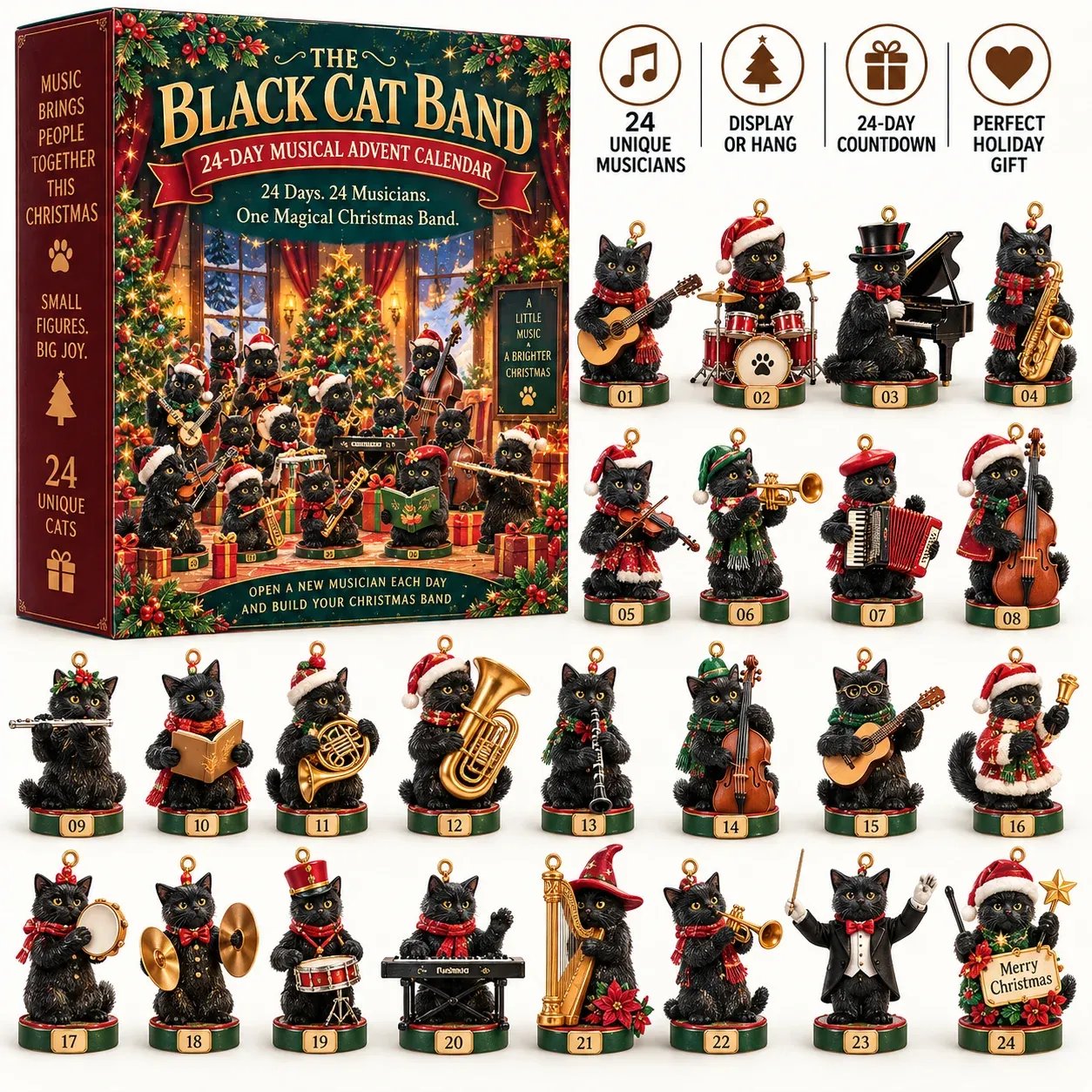 Black Cat Band Advent Calendar collection