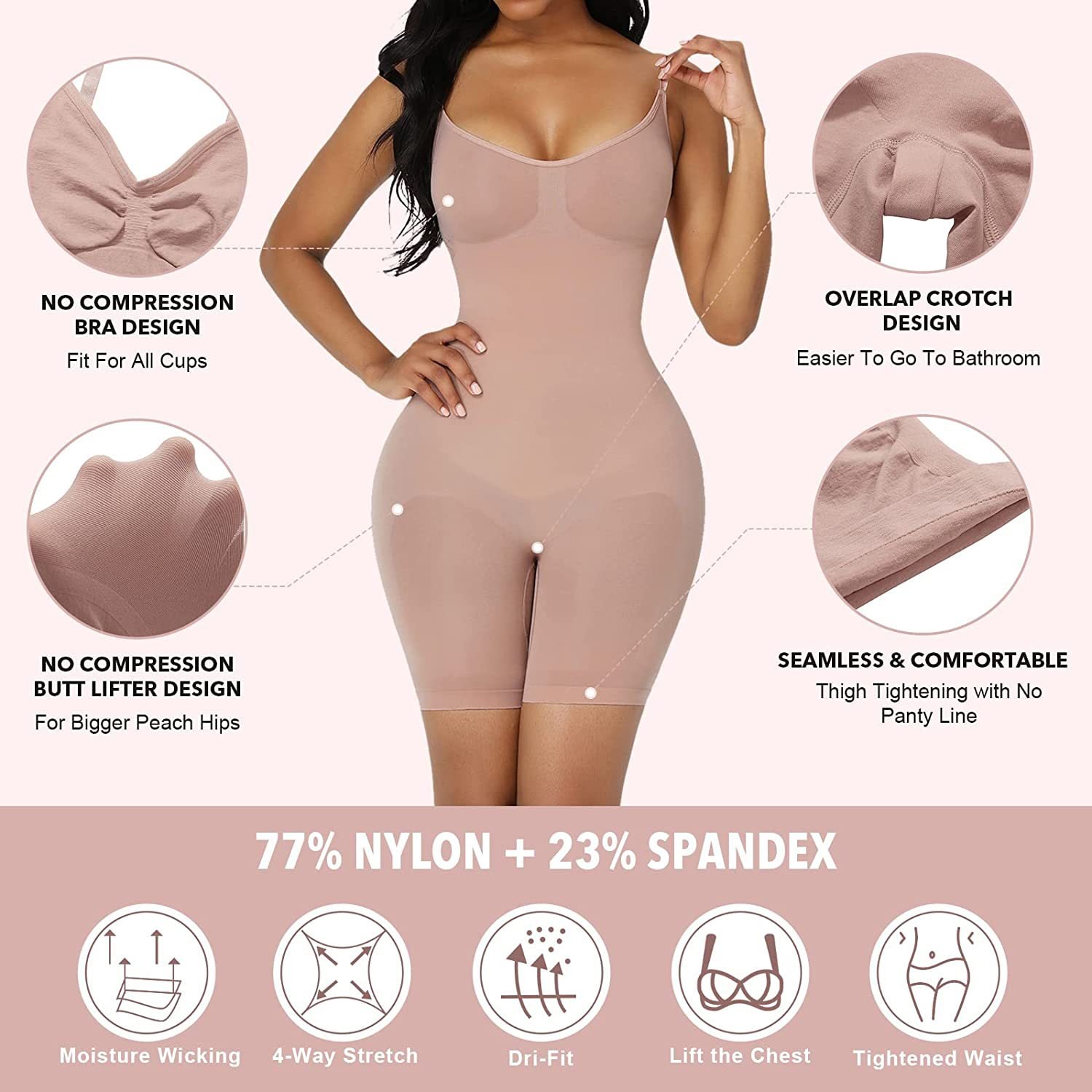 💖Hot Sale 49% OFF🎁Shapewear for Women Tummy Control Full Bust Body Sha –  clothaq