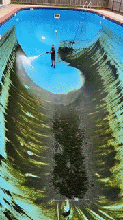 Jet Nozzle Power Washer in action