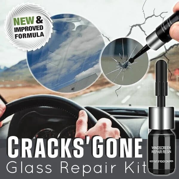 Cracks Gone Glass Repair Kit for windshield chips