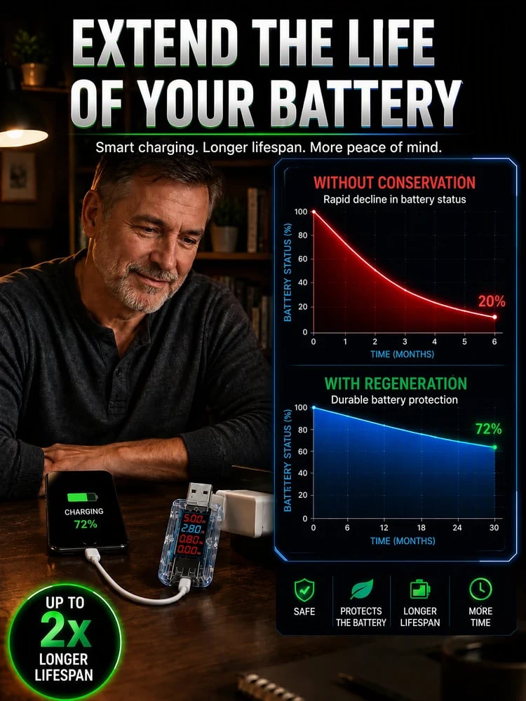 Battery maintenance routine for an older phone