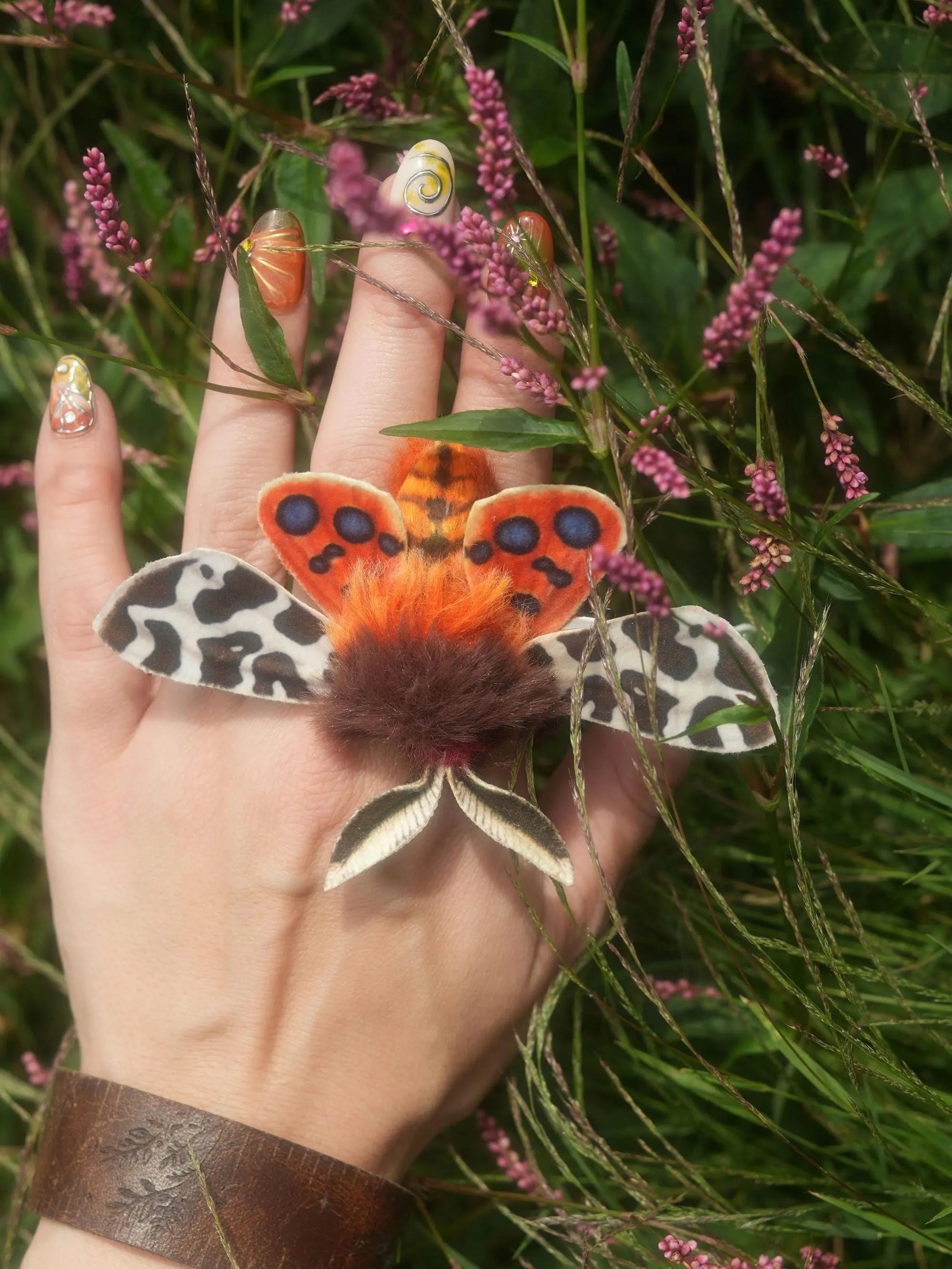 🔥 1-of-1 Handmade Moth Accessory – Unique Style That’s Actually Yours 🦋