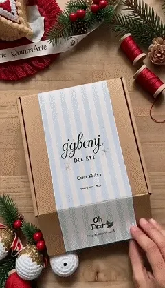6-Piece Christmas String Art Card DIY Kit