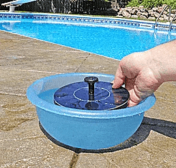 Solar Powered Water Fountain Solar Powered Water Fountain
