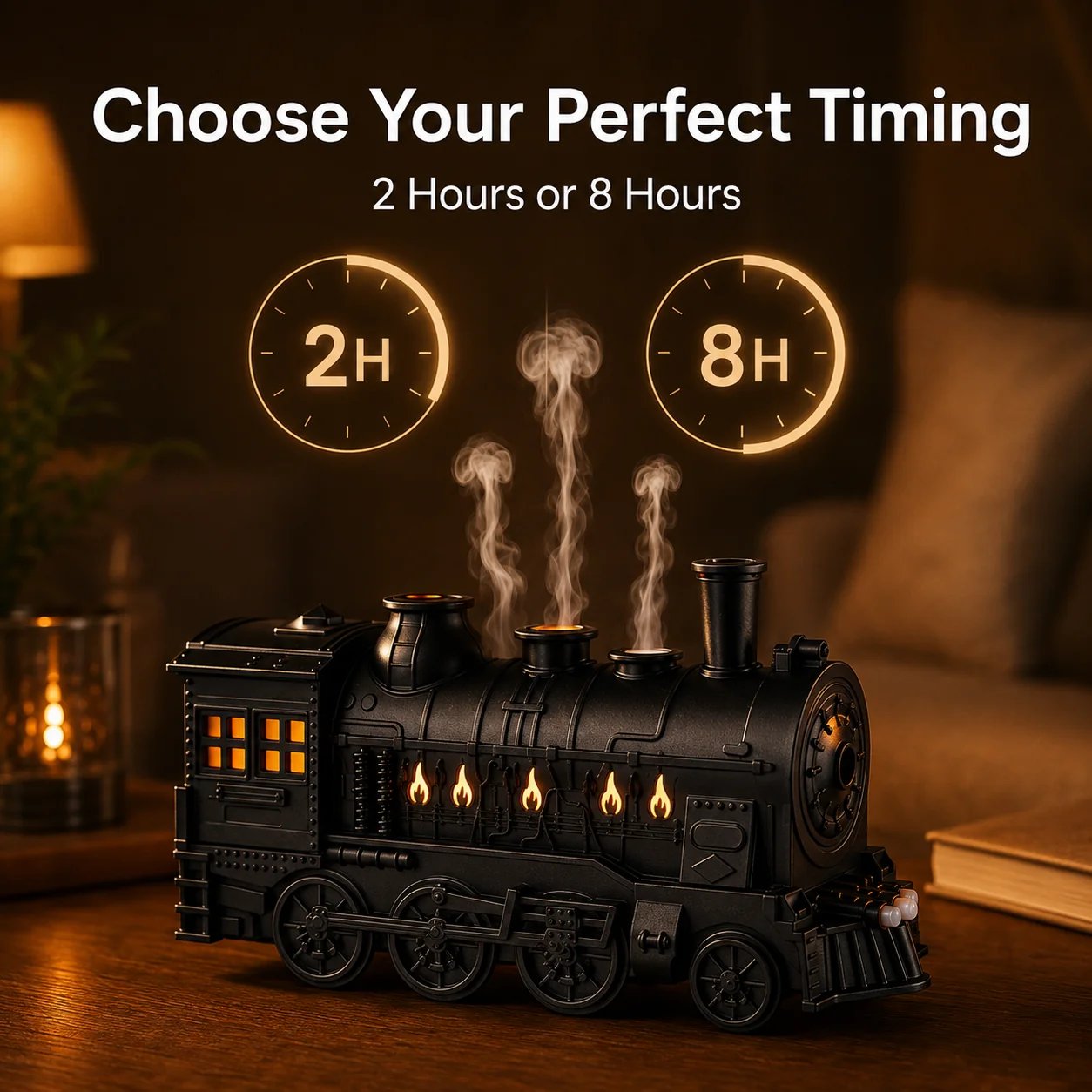 Using wireless remote control with train diffuser